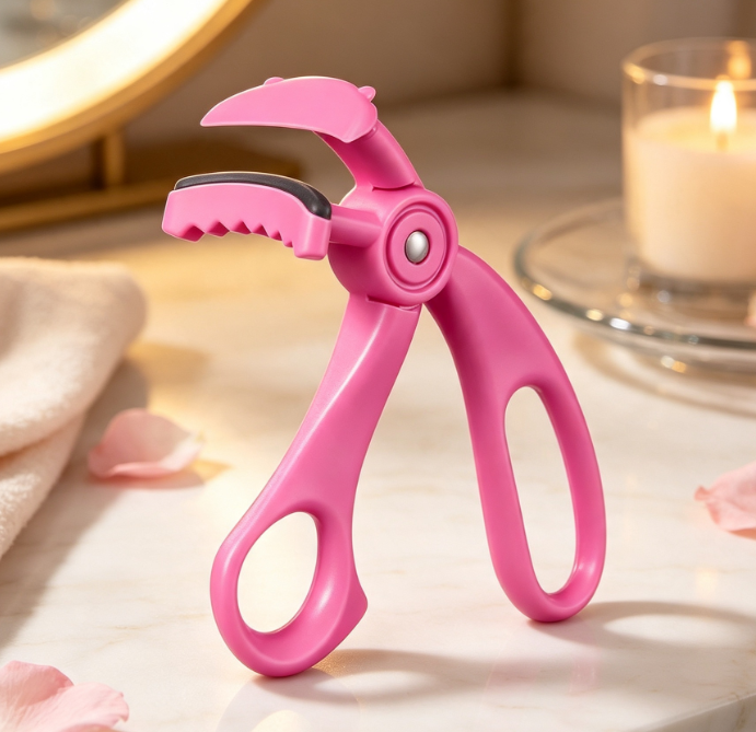 Wide-Frame Eyelash Curler with Comb for a Defined Lash Lift - Image 2