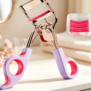 Dual-Spring Eyelash Curler with Non-Slip Grip for Controlled Curling