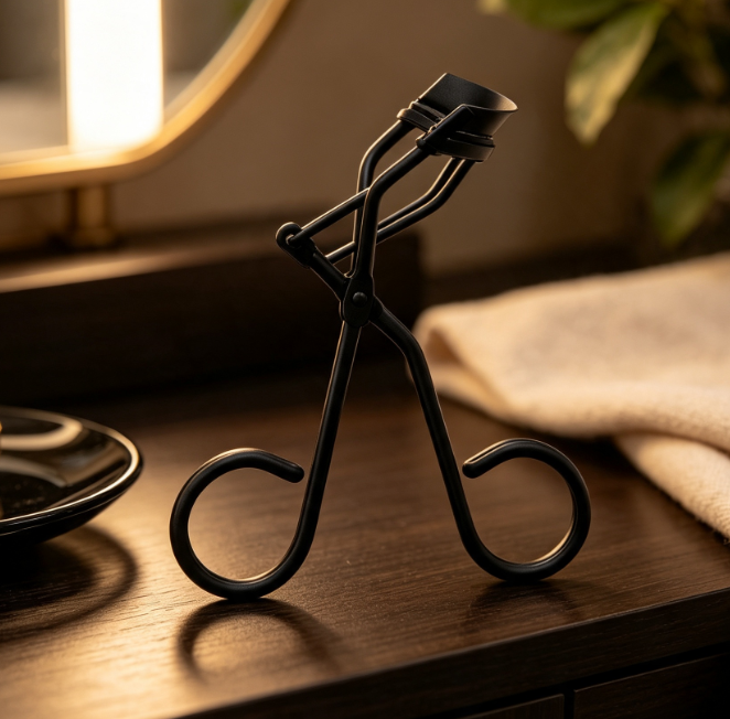 Professional Stainless Steel Lash Curler with Spare Curling Pads - Image 2