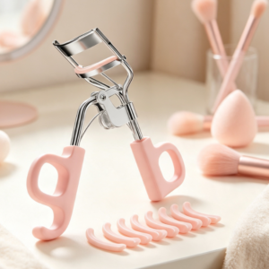 Vegan-Friendly Eyelash Curler with a Contoured Frame for Lasting Curl