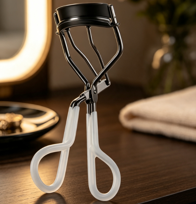 Eyelash Curler with Integrated Comb for Separated Lashes - Image 2
