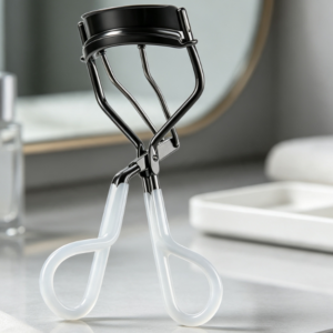 Eyelash Curler with Integrated Comb for Separated Lashes