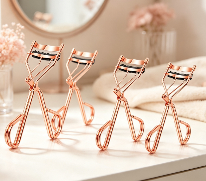 Dual-Pad Eyelash Curler with Extra Replacement Cushions