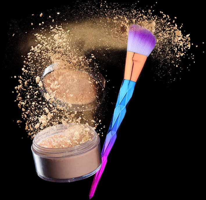 12-Piece Complete Cosmetic Brush Kit for Powder, Cream, and Liquid Products