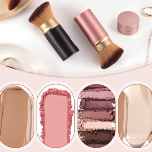Retractable Face Brush for Easy Blush and Powder Application