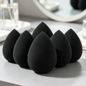 Vegan Makeup Sponge Set with High-Resilience Material for Wet and Dry Use