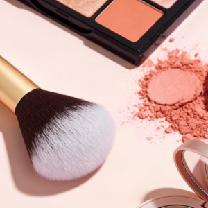 Rose Gold Makeup Brush for Foundation, Blush, and Powder Blending