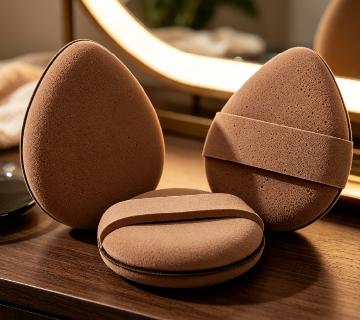 Teardrop Foundation Sponge for Applying Liquid and Cream Cosmetics - Image 2