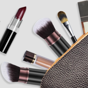 2-Piece Retractable Face Brush Set for On-the-Go Makeup